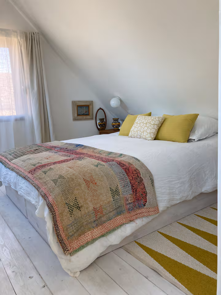 Interior of an airbnb on Île de Batz.