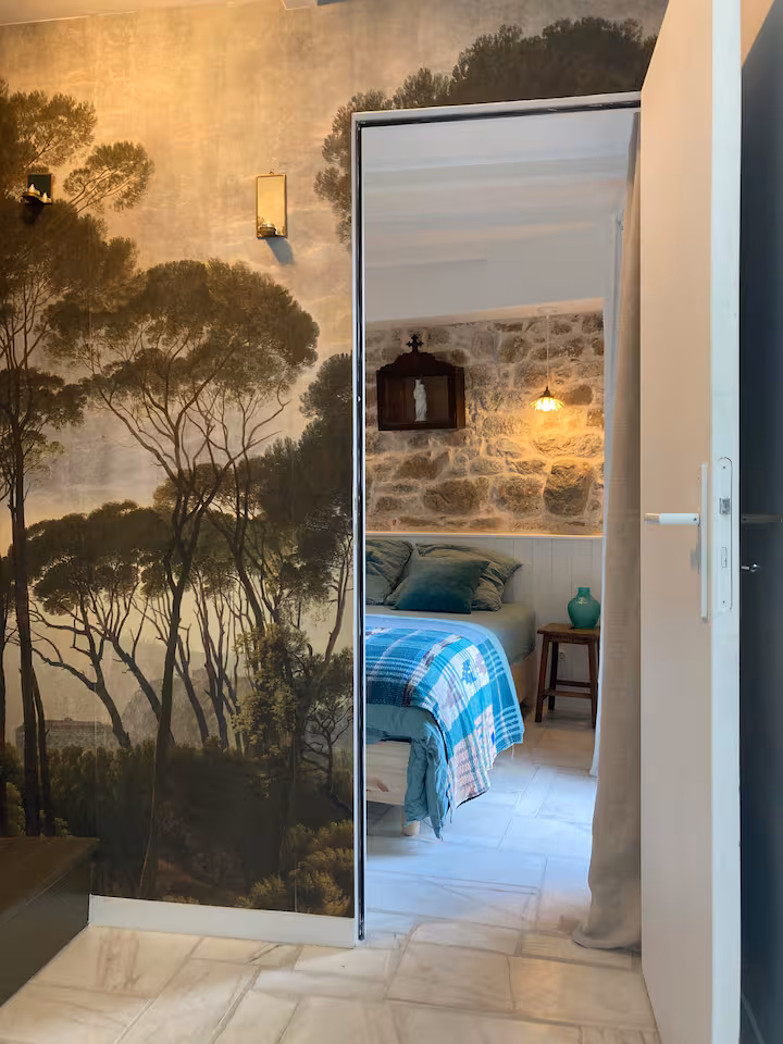 Interior of an airbnb on Île de Batz.