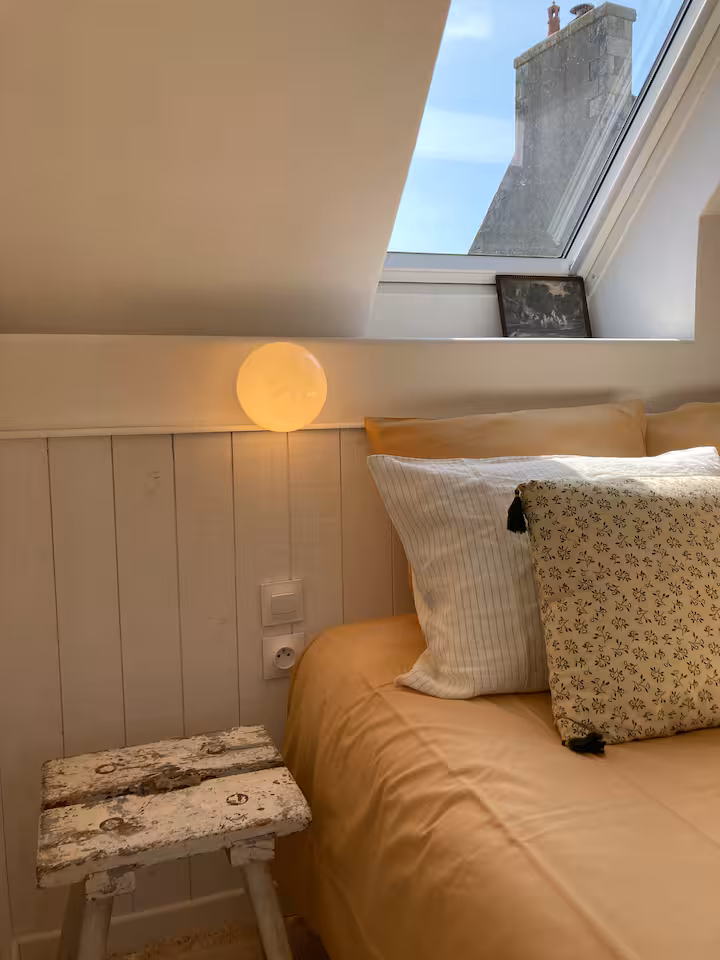 Interior of an airbnb on Île de Batz.